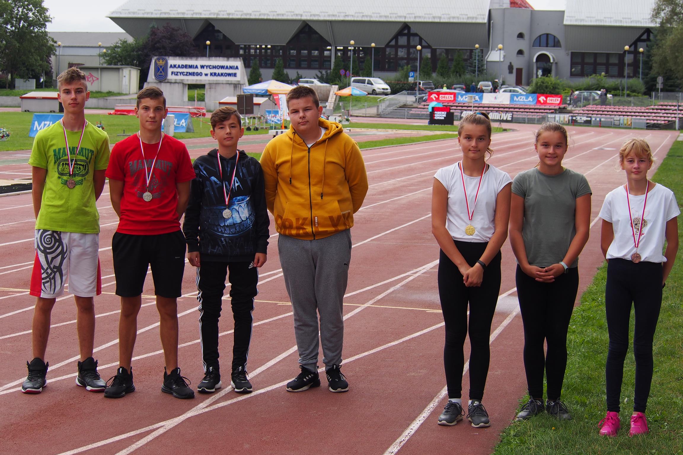 OTWARTE MISTRZOSTWA KRAKOWA W LEKKIEJ ATLETYCE MŁODZIKÓW, DZIECI STARSZYCH I MŁODSZYCH – KRAKÓW 6.09.2020r.